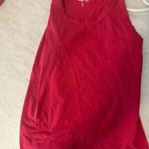 LOFT Bright Red Women's Tank Top